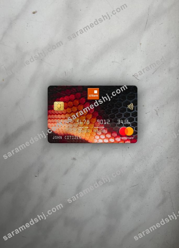 Nigeria GTBank mastercard photolook front